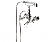 Dual tap bath/shower twin-lever