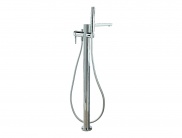 Floor-standing single lever mixer for bath