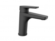 Single lever basin mixer black