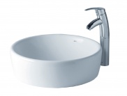 Lavabo à poser Ø 45 cm.